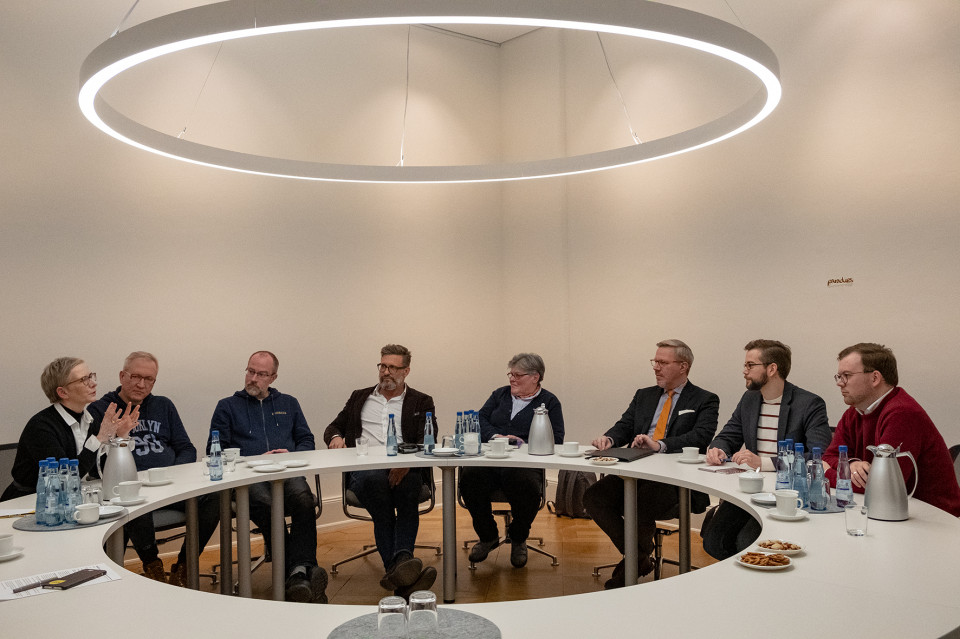 Die Kirche ist der Ort fr komplizierte Identittsprozesse. Dr. Petra Bahr im Gesprch mit der LSU. (Foto: Gartmann)